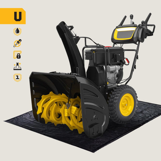 Snowblower Containment Mat - AutoFloorGuard