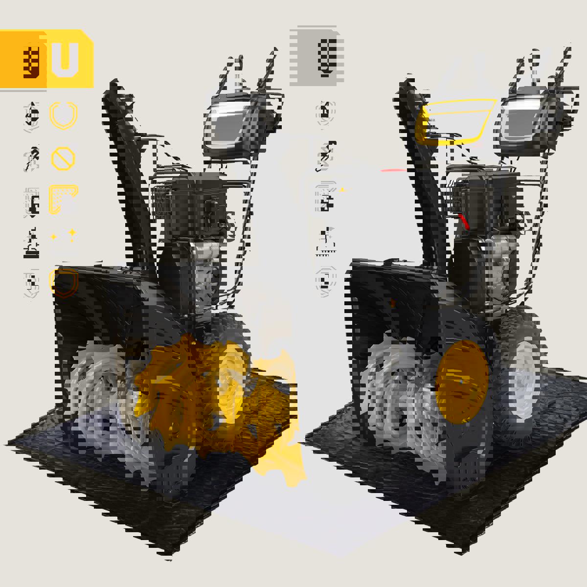 Snowblower Containment Mat